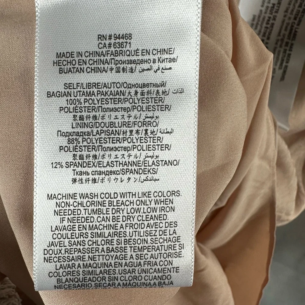 BCBGMAXAZRIA Faux Wrap Mini Floral Cocktail Party Dress Size US 2 - Picture 4 of 12